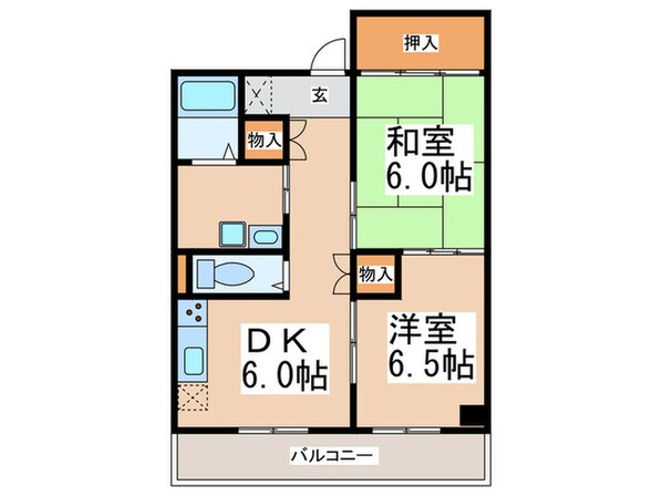 サンロワール和泉砂川の物件間取画像